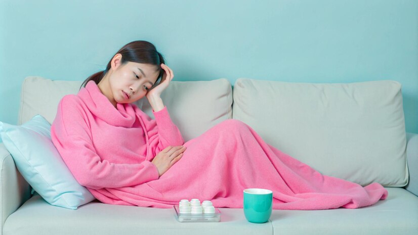 what is a period flu with
 causes